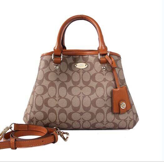 Fashion Classic Coach Prairie Satchel In Signature Canvas  Fashion Classic Coach Prairie Satchel In Signature Canvas